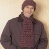 7 Crochet Scarf Patterns Men will Love